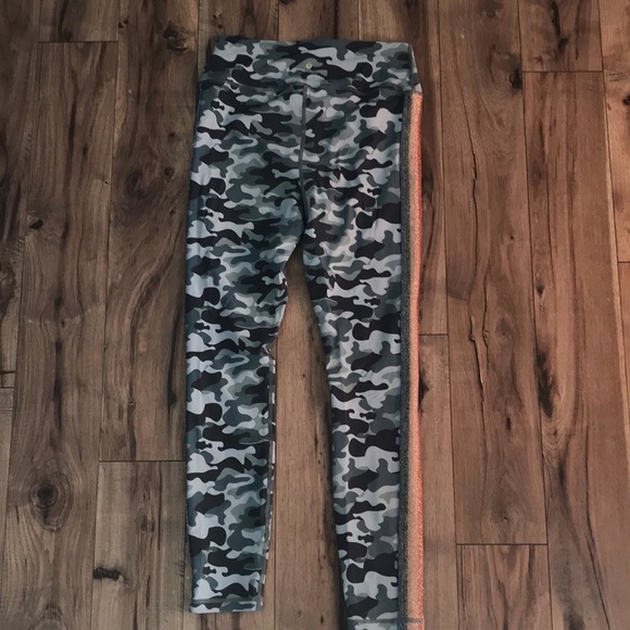 SPIRITUAL GANGSTER Camo Leggings w/ Glitter Stripe - Picture 3 of 4